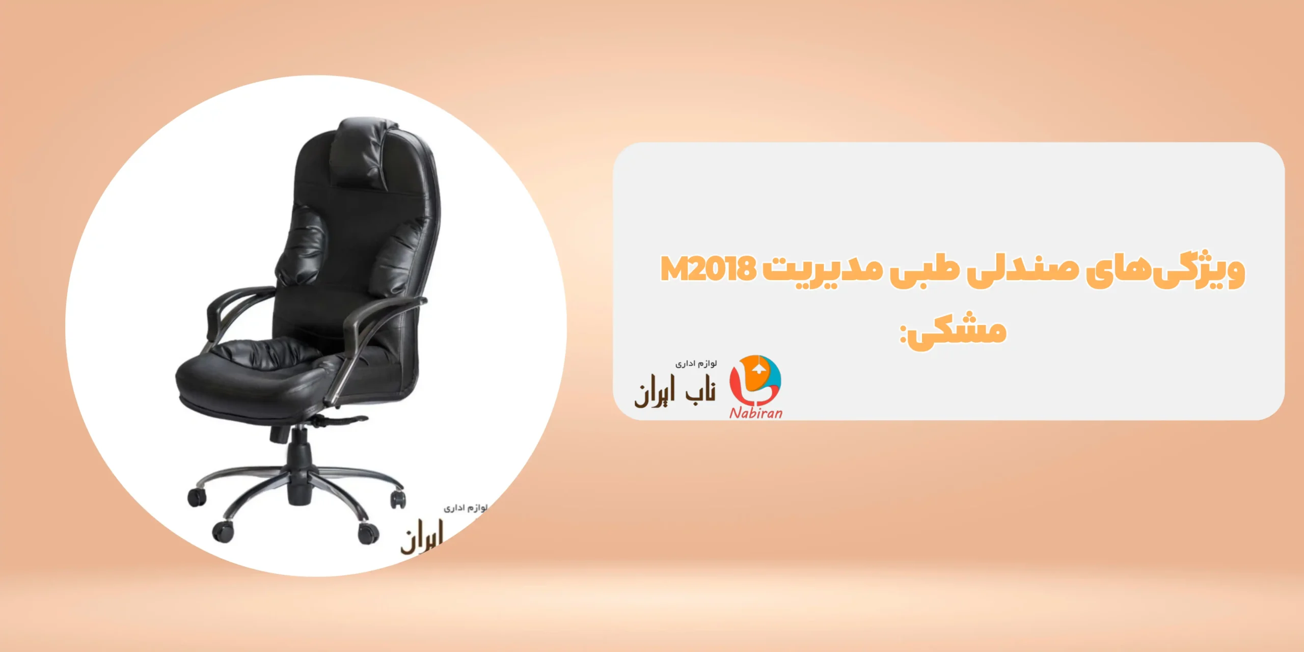صندلی طبی مدیریت M2018 مشکی